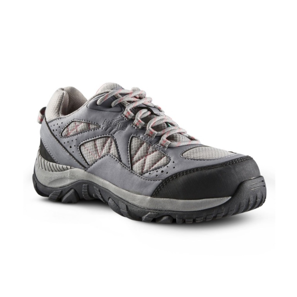 Aggressor Women’s Steel Toe Steel Plated Low Cut Freshtech Safety Hiking Shoes